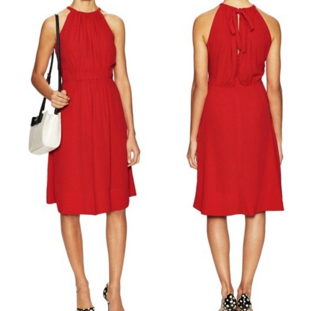 Kate Spade Red Halter Dress